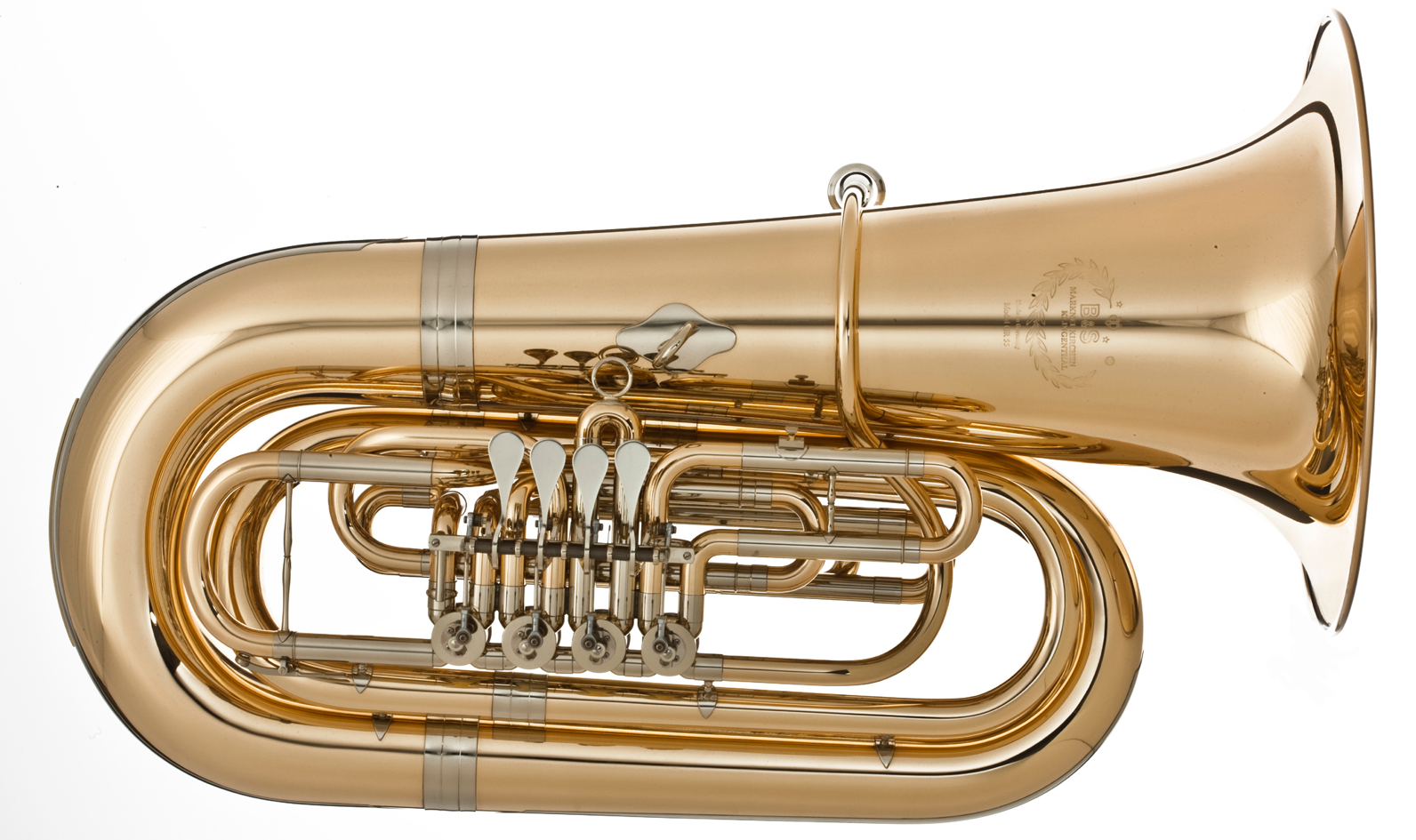 b&s gr55 是一款引人注目的 5/4 大小的 bbb 调黄铜铜管乐器.